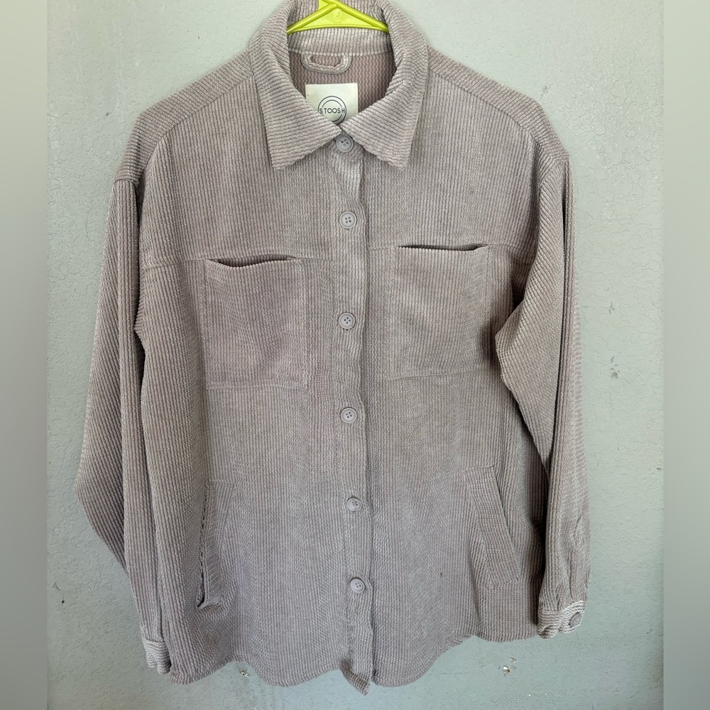 Women’s mauve shacket medium